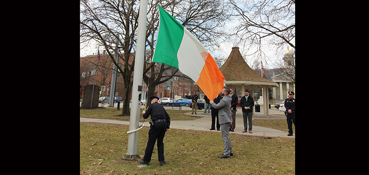 Irish flag raising event returns